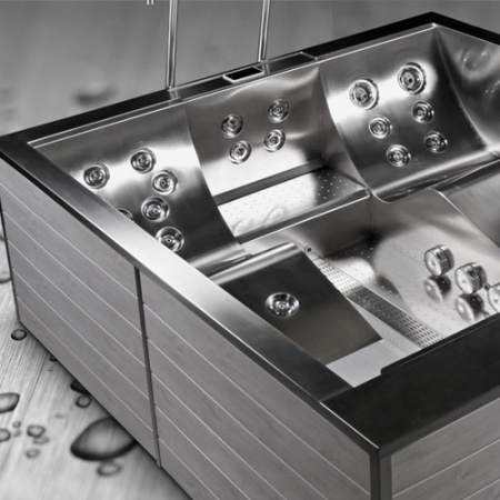 Спа бассейн из нержавеющей стали Wellis Volcano Спа бассейн из нержавеющей стали Wellis Volcano